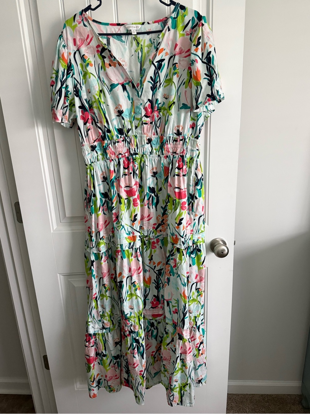 crown & ivy Floral Maxi Dress